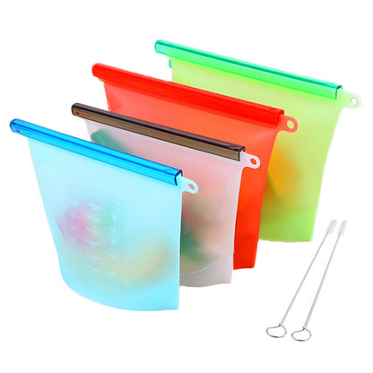 Reusable Silicone Food Storage Bags