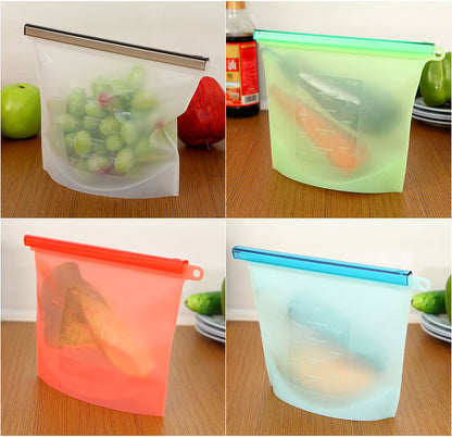 Reusable Silicone Food Storage Bags