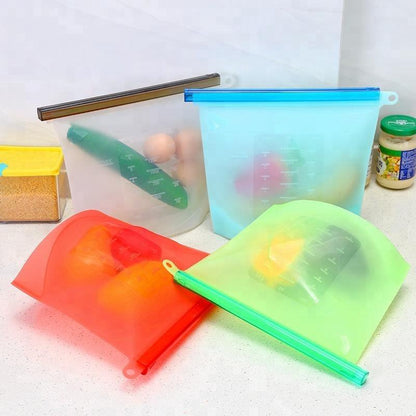 Reusable Silicone Food Storage Bags